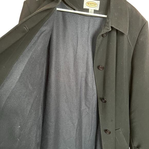 Talbots size 18 women’s long coat with removable liner, black - Picture 5 of 12